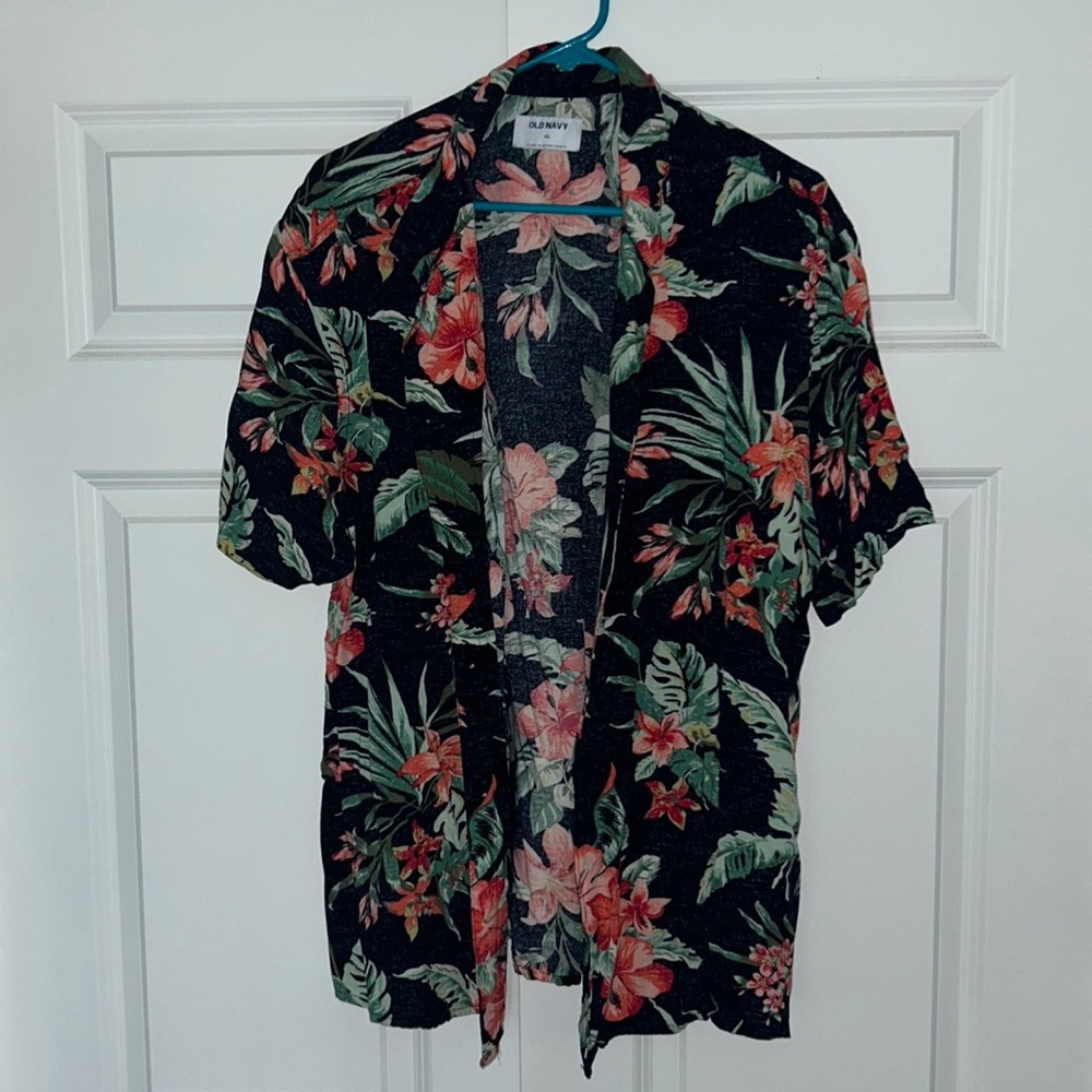Old Navy Men’s Floral Button Up